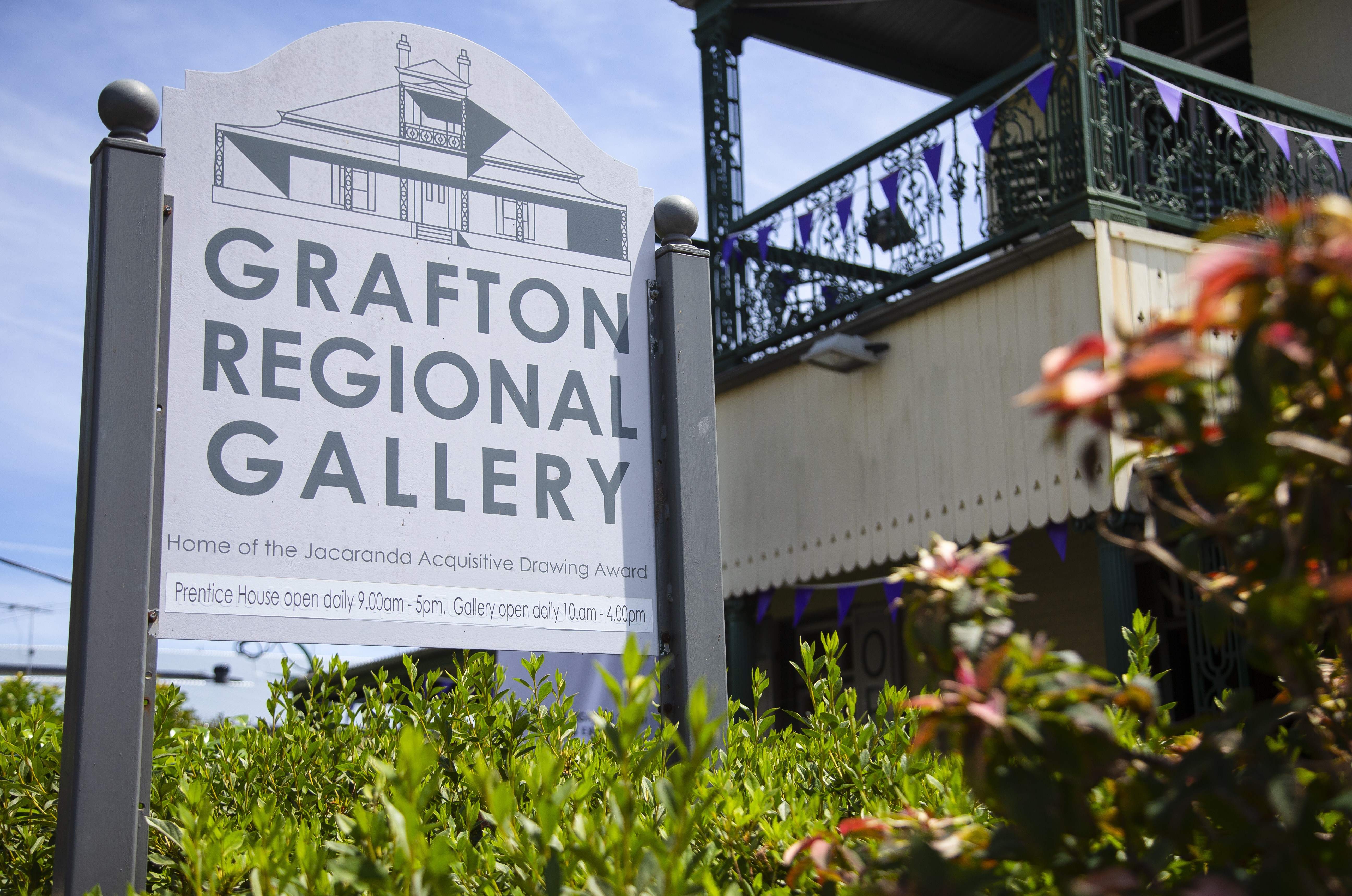 A photo of the exterior of Grafton Regional Gallery