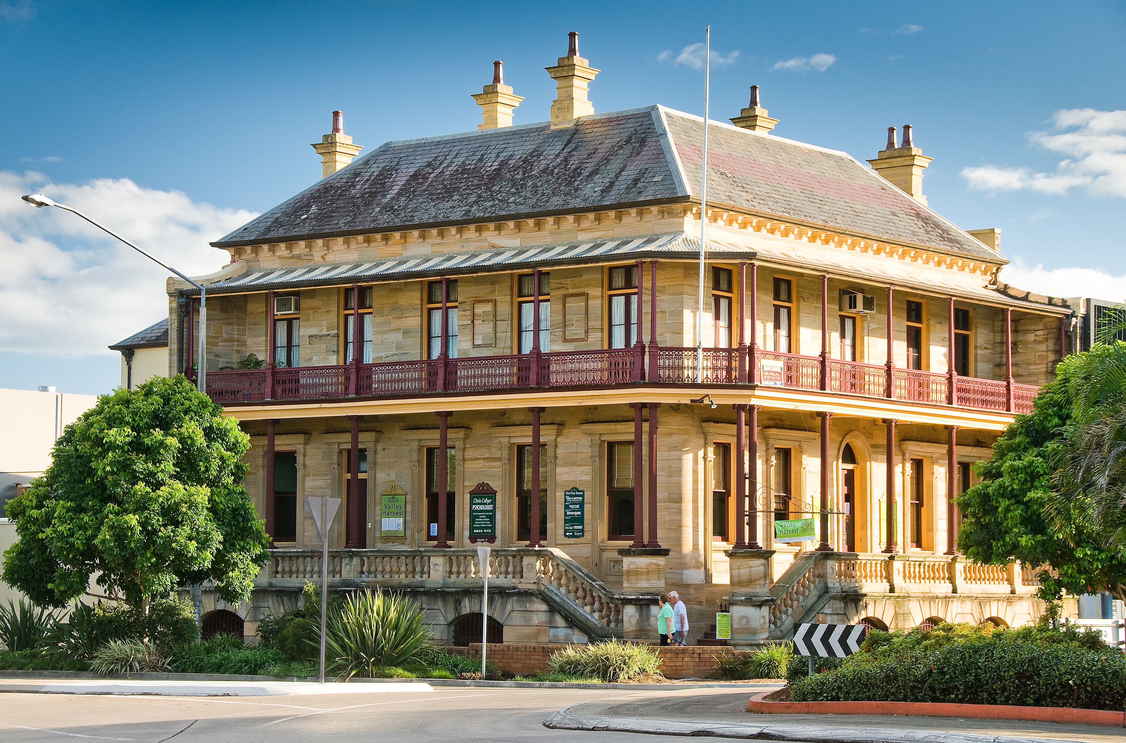 A photo of a manor house in Grafton