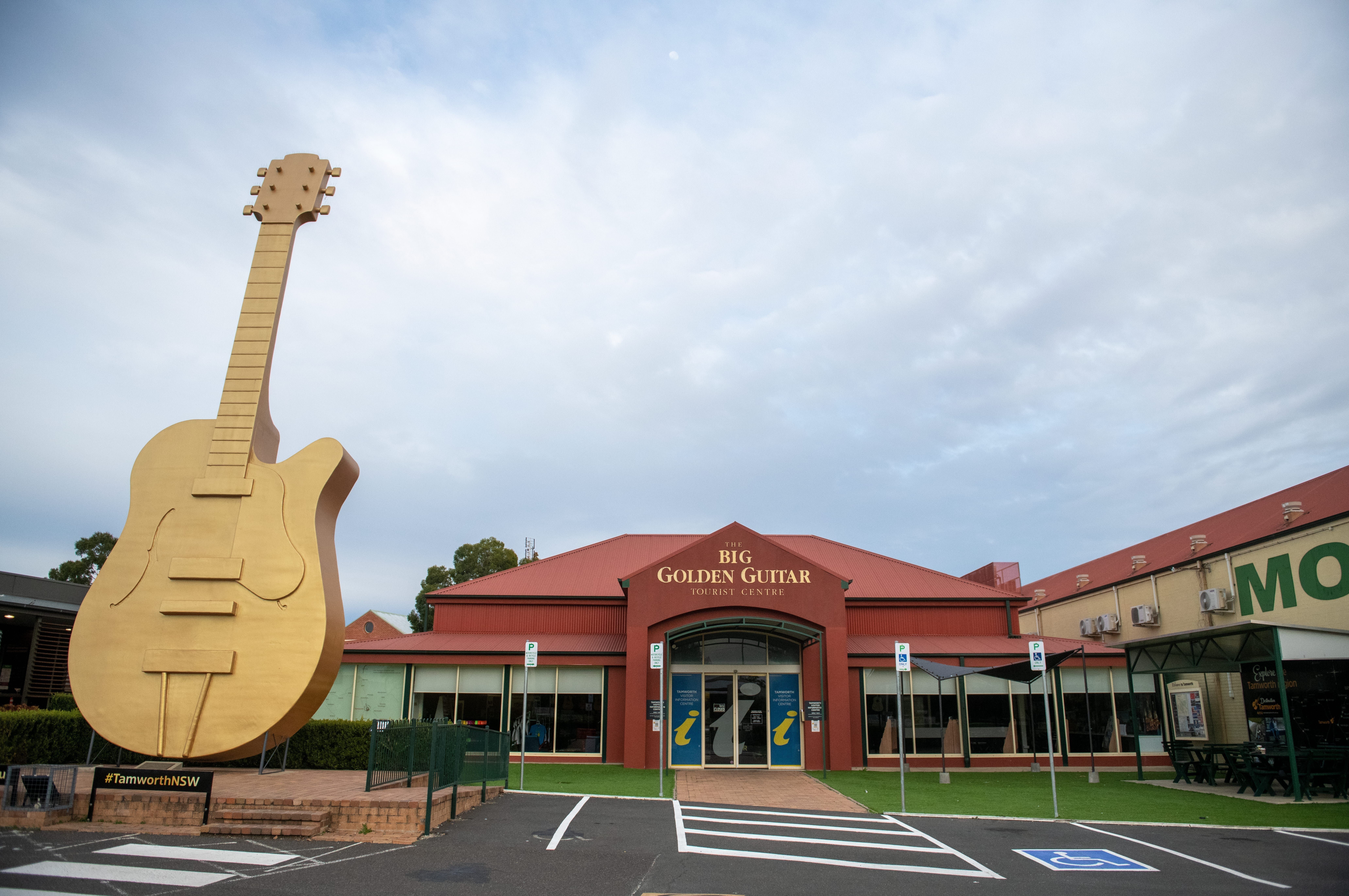 A photo of The Big Golden Guitar 