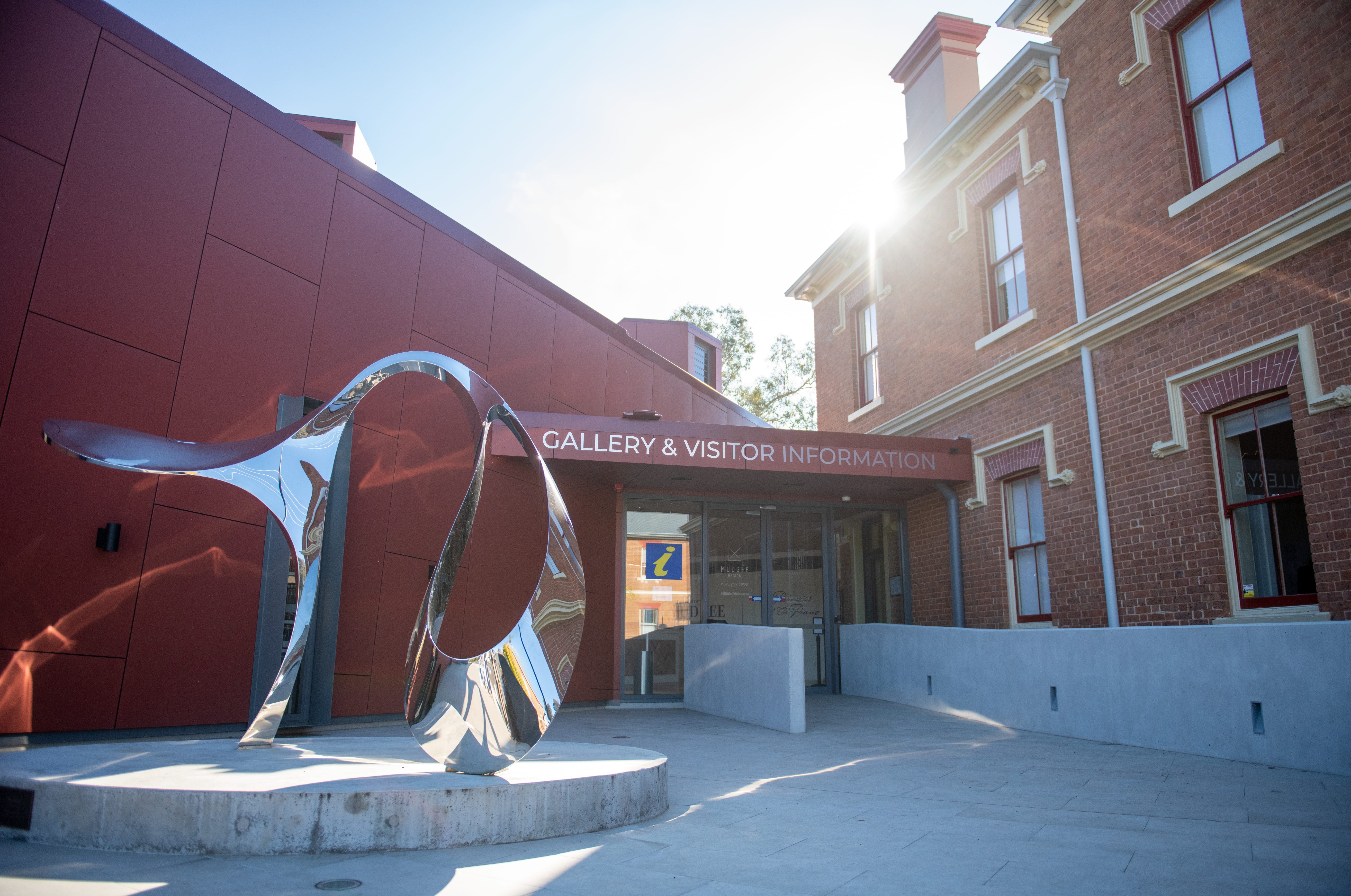 A photo of the entrance to Mudgee Arts Precinct