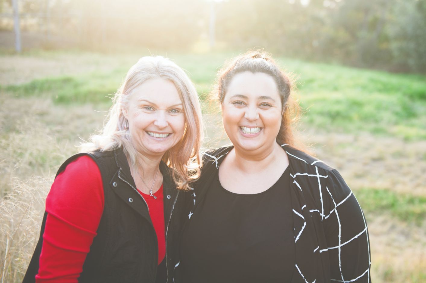 A picture of Tracey and Marie