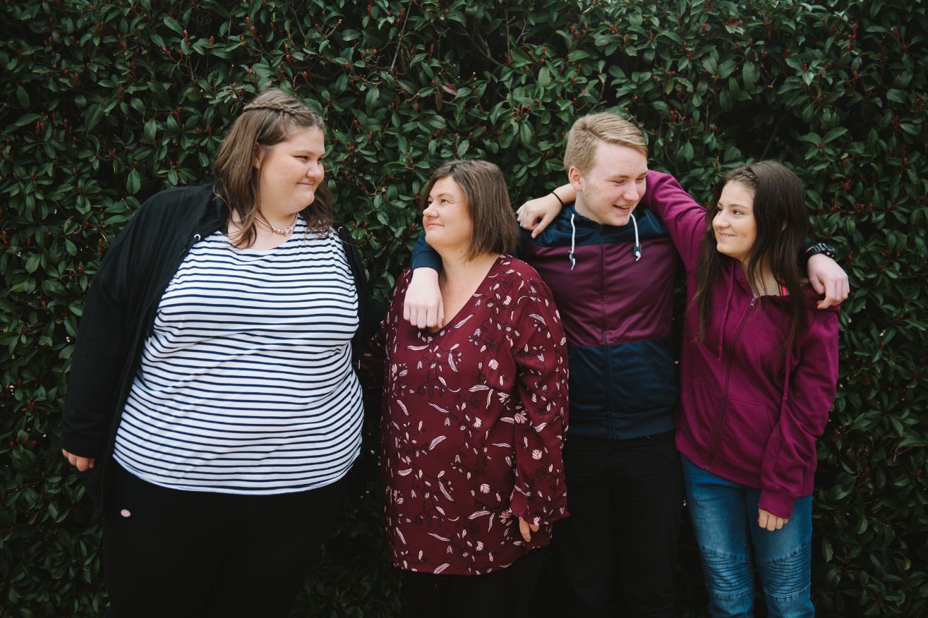 Dianne and her family