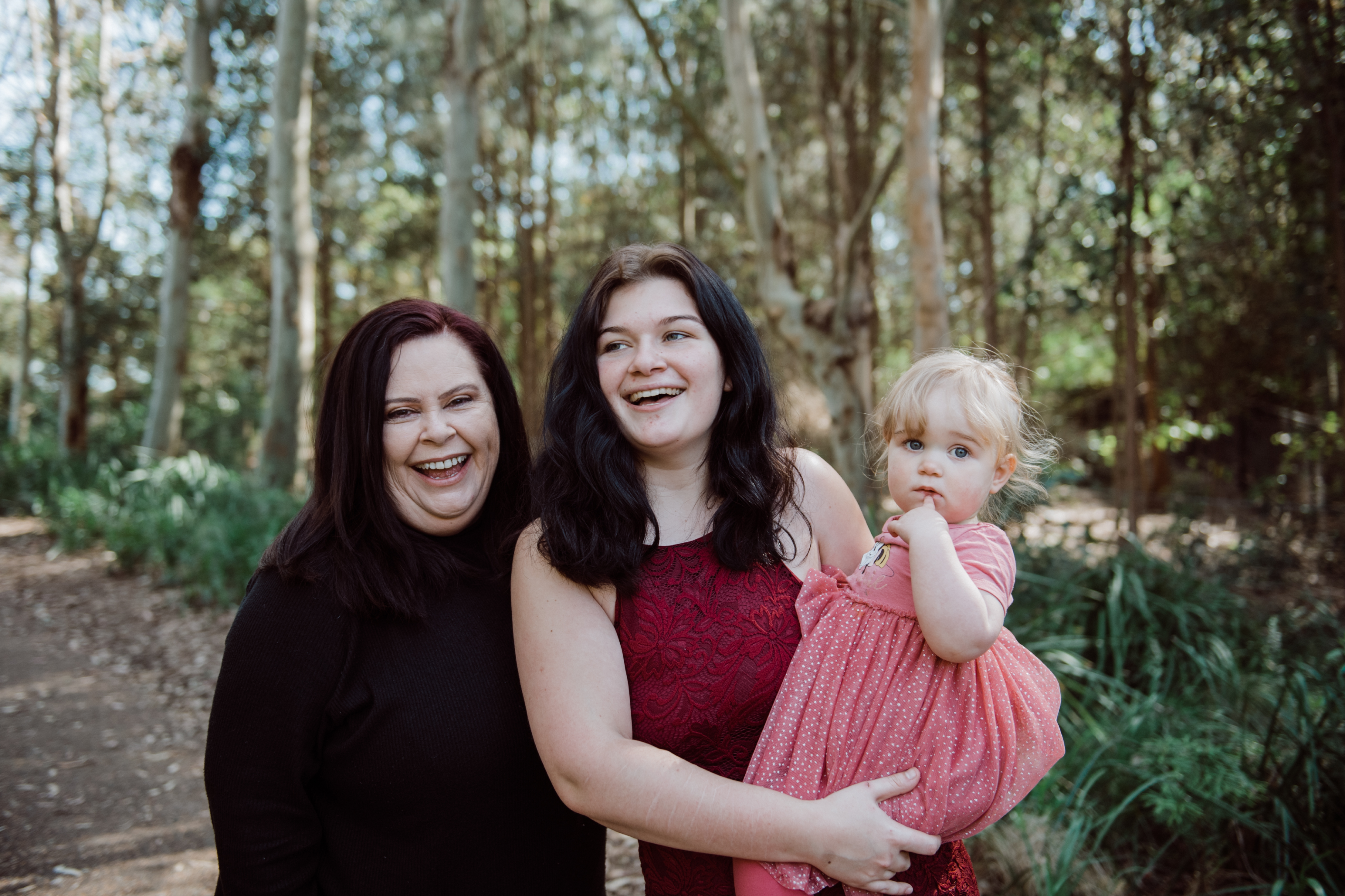 Elissia, Ava and Terri laughing