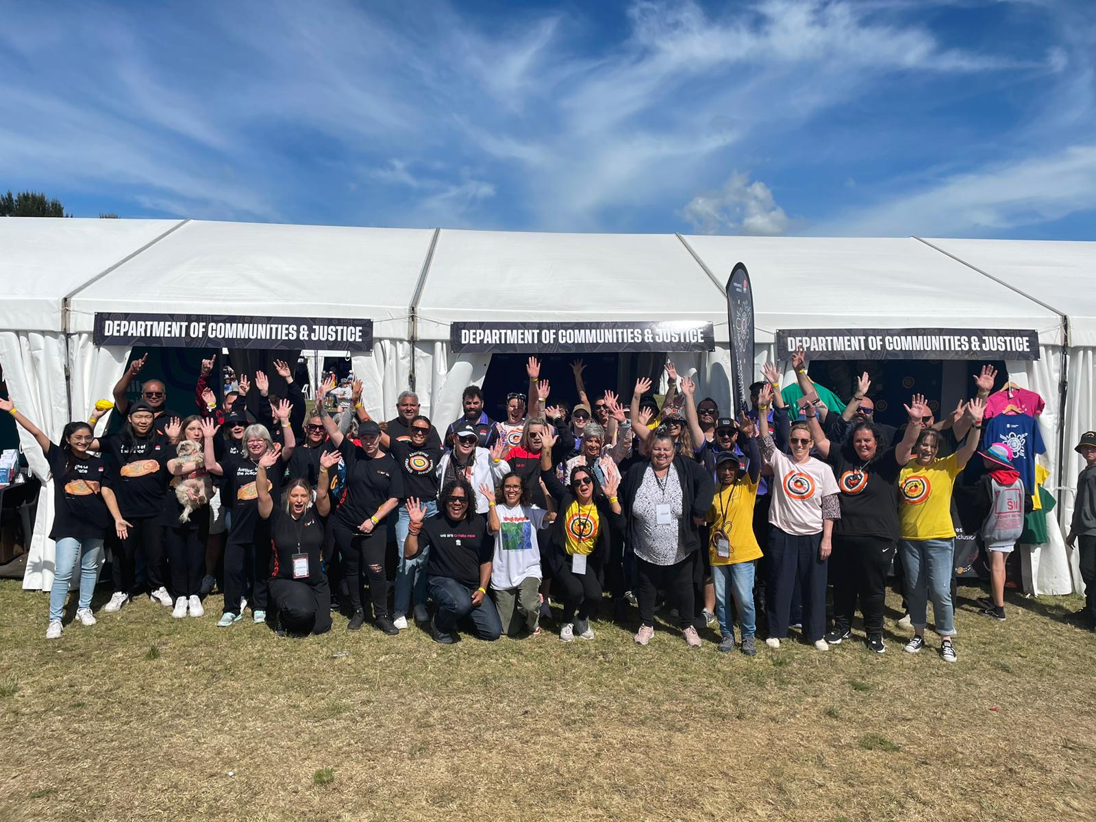 DCJ staff at the Koori Knockout